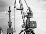 Port w Gdyni - dźwig